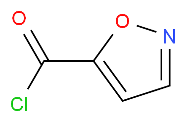异噁唑-5-甲酰氯_分子结构_CAS_62348-13-4)