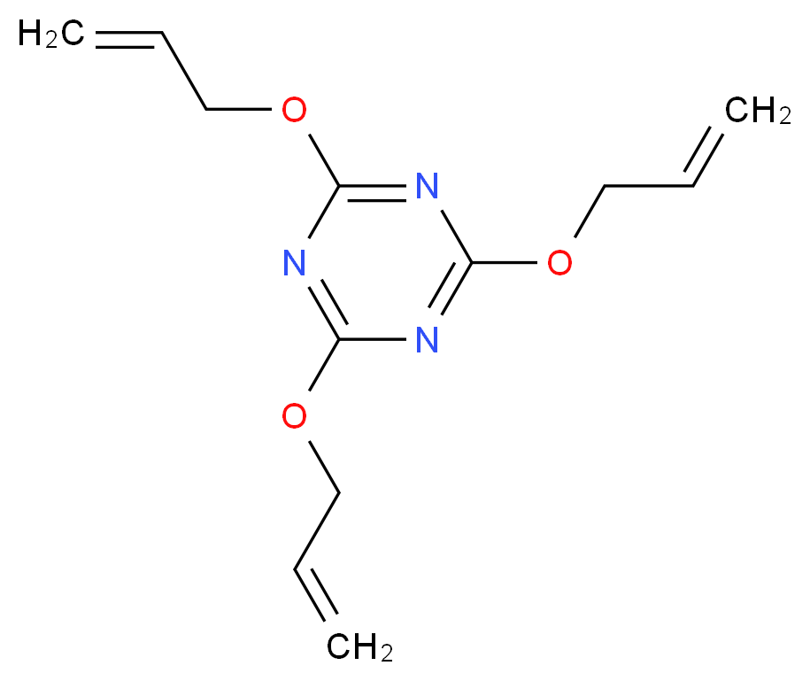 tris(prop-2-en-1-yloxy)-1,3,5-triazine_分子结构_CAS_101-37-1