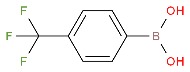 4-(Trifluoromethyl)phenylboronic acid_分子结构_CAS_128796-39-4)