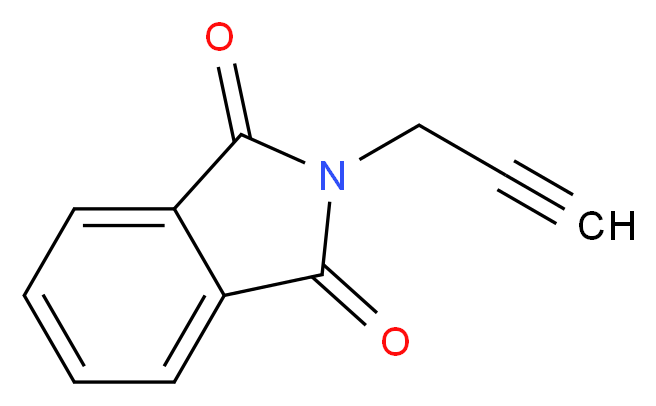 N-丙炔基邻苯二甲酸胺_分子结构_CAS_7223-50-9)