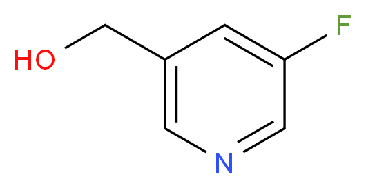 (5-Fluoro-3-pyridyl)methanol_分子结构_CAS_22620-32-2)