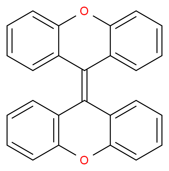9-(9H-xanthen-9-ylidene)-9H-xanthene_分子结构_CAS_517-45-3