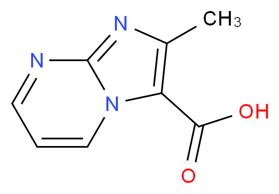 2-methylimidazo[1,2-a]pyrimidine-3-carboxylic acid_分子结构_CAS_90830-11-8