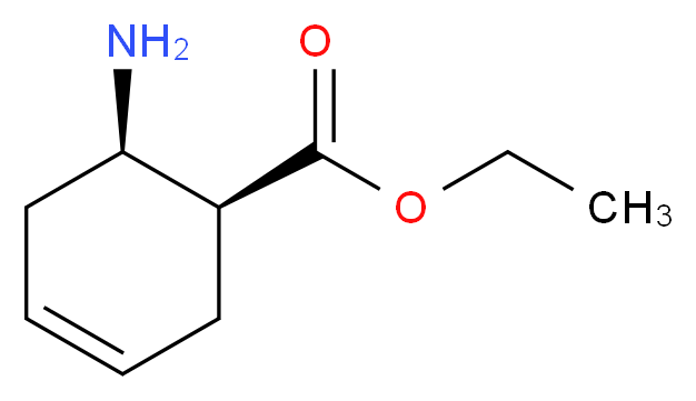 CIS-6-AMINO-CYCLOHEX-3-ENECARBOXYLIC ACID ETHYL ESTER_分子结构_CAS_57266-61-2)