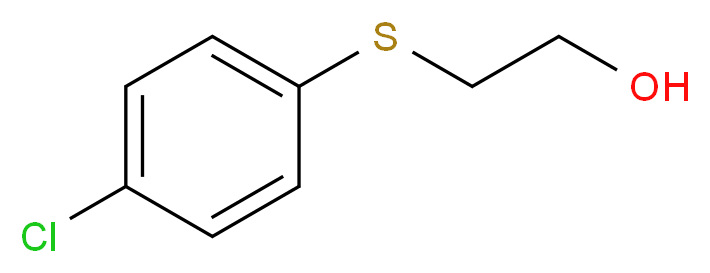 2-[(4-Chlorophenyl)sulfanyl]-1-ethanol_分子结构_CAS_13457-98-2)