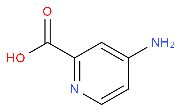 4-Aminopyridine-2-carboxylic acid_分子结构_CAS_)