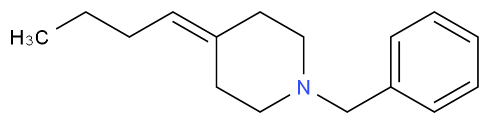 1-benzyl-4-butylidenepiperidine_分子结构_CAS_132439-21-5