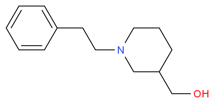 [1-(2-Phenylethyl)piperidin-3-yl]methanol_分子结构_CAS_92322-05-9)