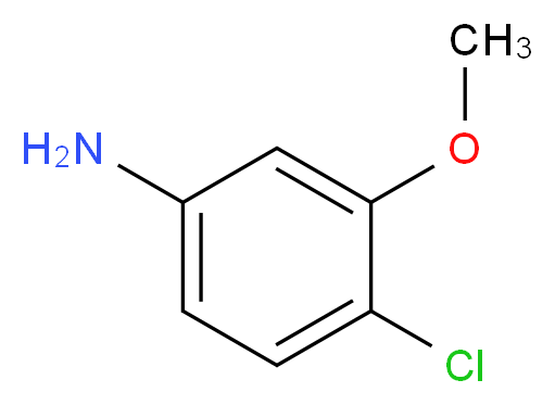 4-氯-3-甲氧苯胺_分子结构_CAS_13726-14-2)