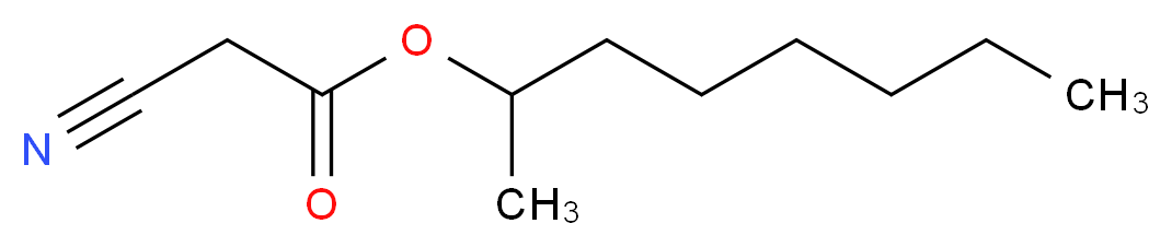 Cyanoacetic acid 1-methylheptyl ester_分子结构_CAS_52688-08-1)