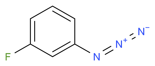 1-azido-3-fluorobenzene_分子结构_CAS_3296-03-5