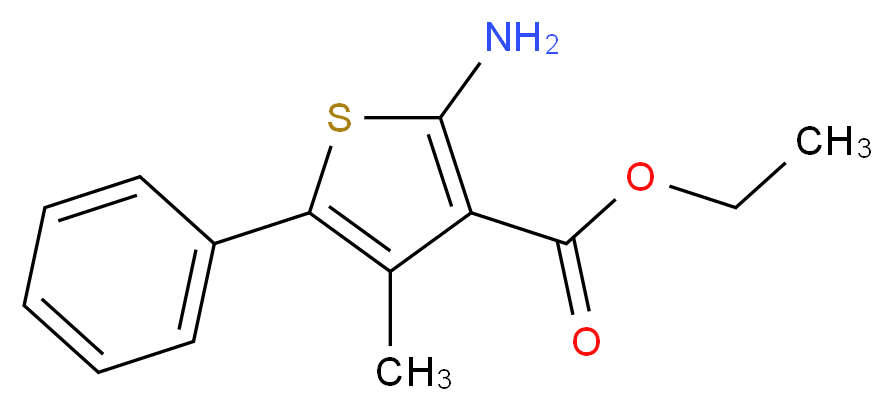 Ethyl 2-amino-4-methyl-5-phenylthiophene-3-carboxylate_分子结构_CAS_4815-38-7)