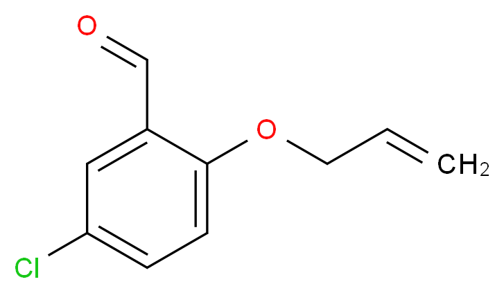 5-chloro-2-(prop-2-en-1-yloxy)benzaldehyde_分子结构_CAS_152842-93-8