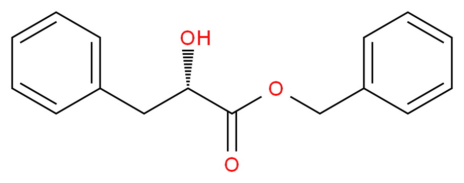 (S)-(-)-2-羟基-3-苯丙酸苄酯_分子结构_CAS_7622-21-1)