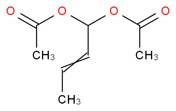 1-(acetyloxy)but-2-en-1-yl acetate_分子结构_CAS_5860-35-5