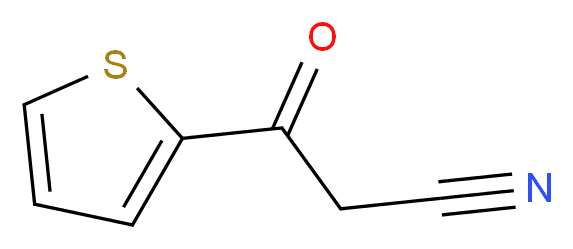 2-Thienoylacetonitrile_分子结构_CAS_33898-90-7)