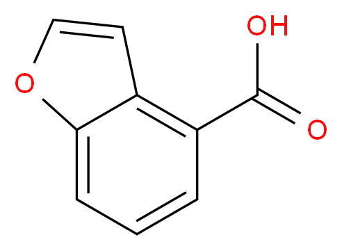 Benzofuran-4-carboxylic acid_分子结构_CAS_166599-84-4)