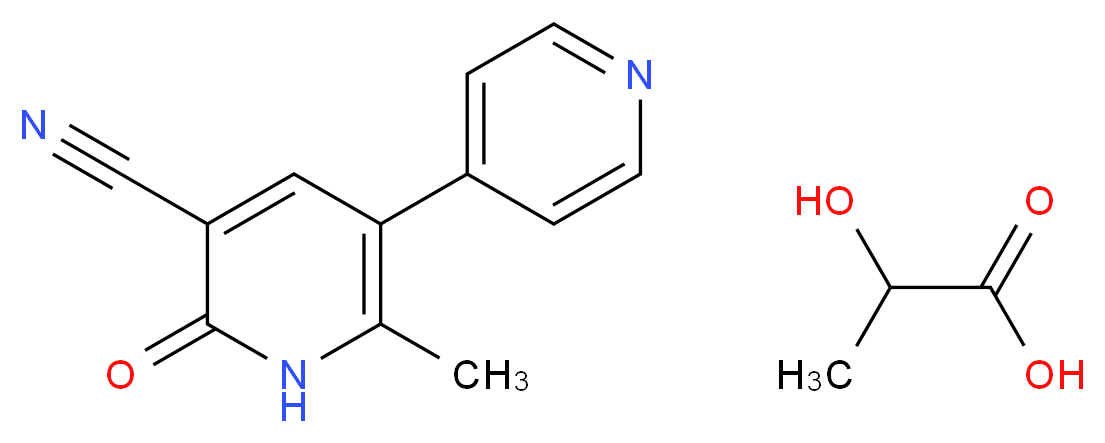 Milrinone lactate_分子结构_CAS_100286-97-3)