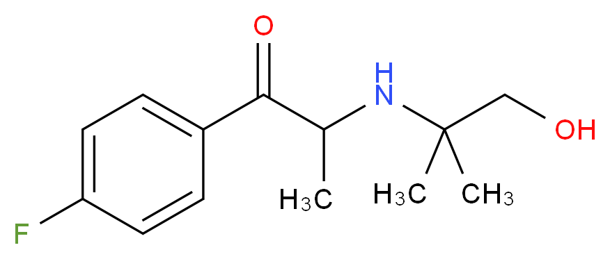 4-Fluorohydroxy Bupropion_分子结构_CAS_1076198-13-4)