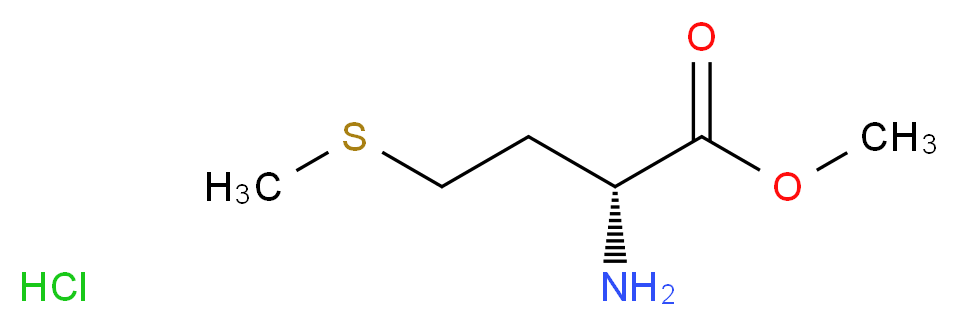 methyl (2R)-2-amino-4-(methylsulfanyl)butanoate hydrochloride_分子结构_CAS_69630-60-0