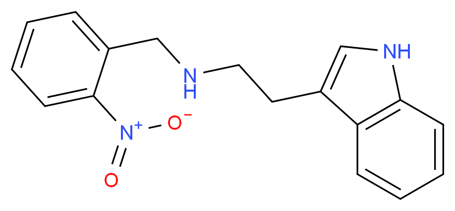 2-(1H-indol-3-yl)-N-(2-nitrobenzyl)ethanamine_分子结构_CAS_355816-45-4)