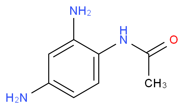 N-(2,4-diaminophenyl)acetamide_分子结构_CAS_6373-15-5