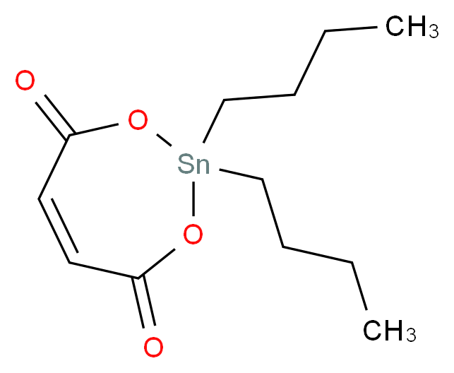 2,2-dibutyl-4,7-dihydro-2H-1,3,2-dioxastannepine-4,7-dione_分子结构_CAS_78-04-6