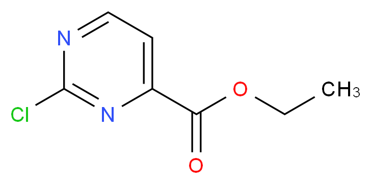 ETHYL 2-CHLOROPYRIMIDINE-4-CARBOXYLATE_分子结构_CAS_1196152-00-7)