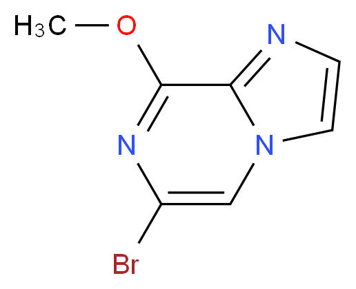 6-Bromo-8-methoxyimidazo[1,2-a]pyrazine_分子结构_CAS_63744-25-2)