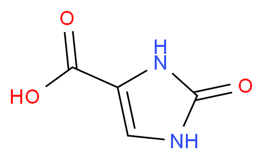 2-oxo-2,3-dihydro-1H-imidazole-4-carboxylic acid_分子结构_CAS_39828-47-2