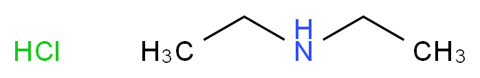 diethylamine hydrochloride_分子结构_CAS_660-68-4