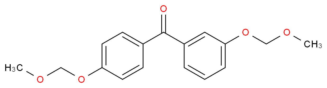 [3-(methoxymethoxy)phenyl][4-(methoxymethoxy)phenyl]methanone_分子结构_CAS_263395-66-0