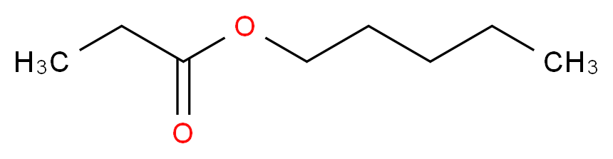 pentyl propanoate_分子结构_CAS_624-54-4