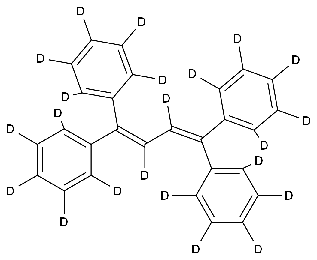 1-[tris(<sup>2</sup>H<sub>5</sub>)phenyl(<sup>2</sup>H<sub>2</sub>)buta-1,3-dien-1-yl](<sup>2</sup>H<sub>5</sub>)benzene_分子结构_CAS_1173023-81-8