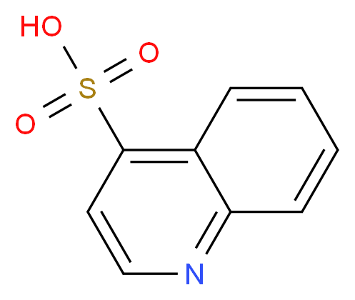 quinoline-4-sulfonic acid_分子结构_CAS_)