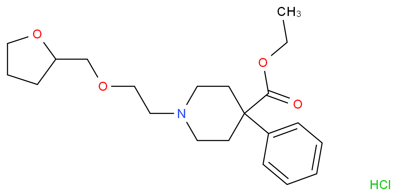 Furethidine Hydrochloride_分子结构_CAS_1177501-27-7)