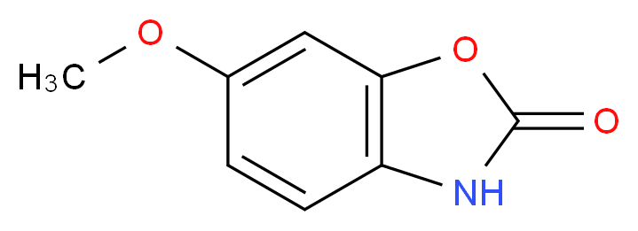 6-甲氧基-2-苯并噁唑酮_分子结构_CAS_532-91-2)