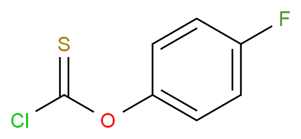 4-fluorophenyl chloromethanethioate_分子结构_CAS_42908-73-6