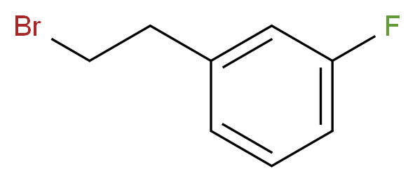 1-(2-bromoethyl)-3-fluorobenzene_分子结构_CAS_25017-13-4