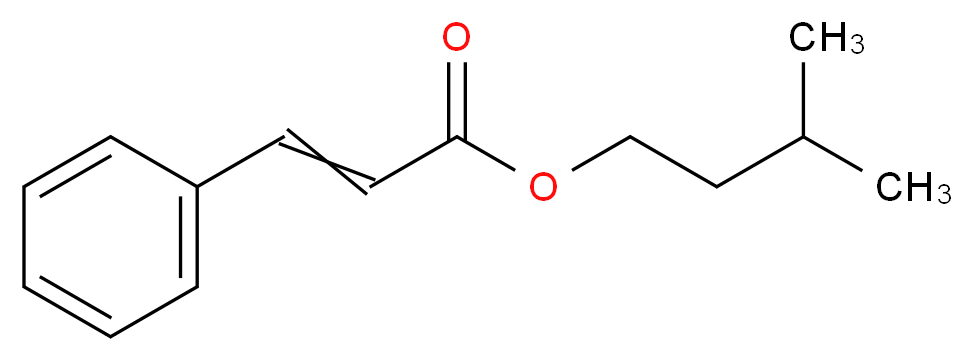 肉桂酸异戊酯_分子结构_CAS_7779-65-9)