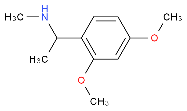 1-(2,4-dimethoxyphenyl)-N-methylethanamine_分子结构_CAS_188894-37-3)
