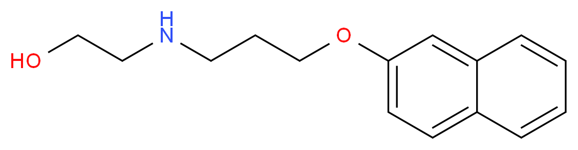 2-{[3-(naphthalen-2-yloxy)propyl]amino}ethan-1-ol_分子结构_CAS_418787-71-0