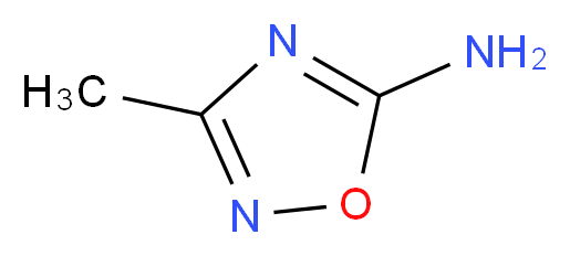 3-Methyl-1,2,4-oxadiazol-5-amine_分子结构_CAS_3663-39-6)