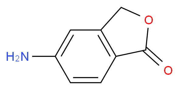 5-amino-1,3-dihydro-2-benzofuran-1-one_分子结构_CAS_65399-05-5