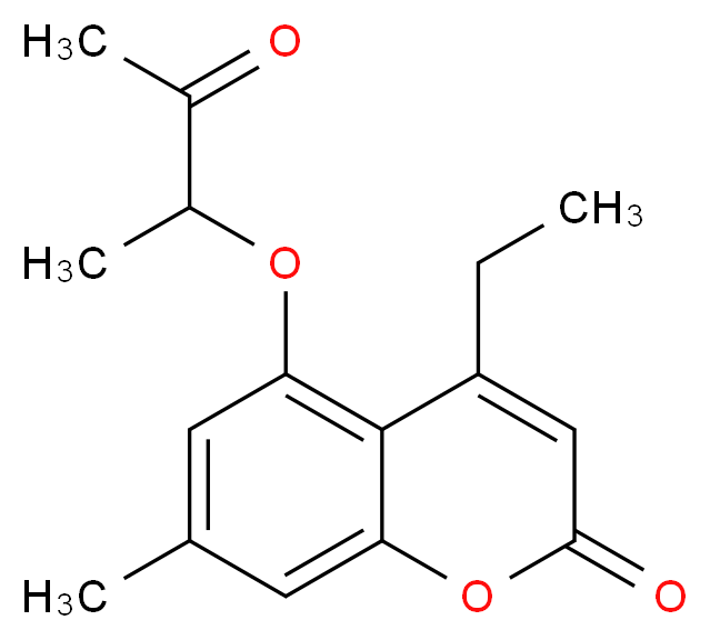 4-ethyl-7-methyl-5-(1-methyl-2-oxopropoxy)-2H-chromen-2-one_分子结构_CAS_307546-52-7)