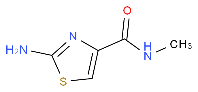 2-Amino-thiazole-4-carboxylic acid methylamide_分子结构_CAS_827588-55-6)