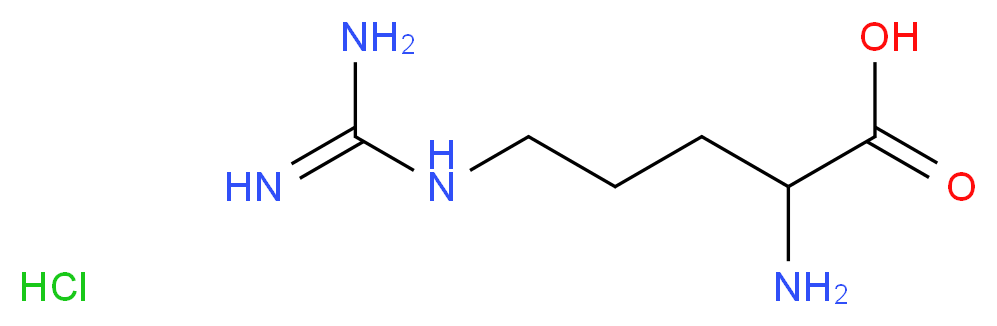 DL-精氨酸 盐酸盐_分子结构_CAS_32042-43-6)