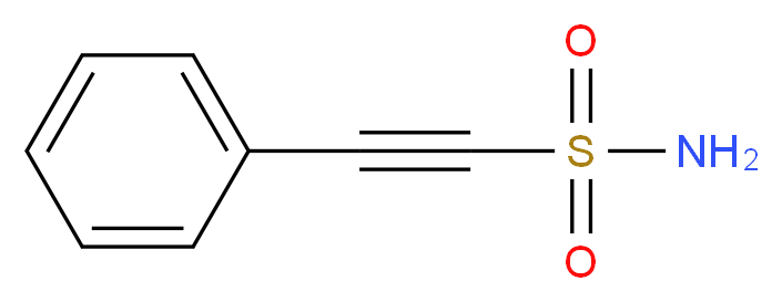 2-Phenylacetylenesulfonamide_分子结构_CAS_64984-31-2)