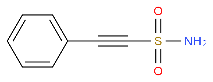 phenylethynesulfonamide_分子结构_CAS_64984-31-2