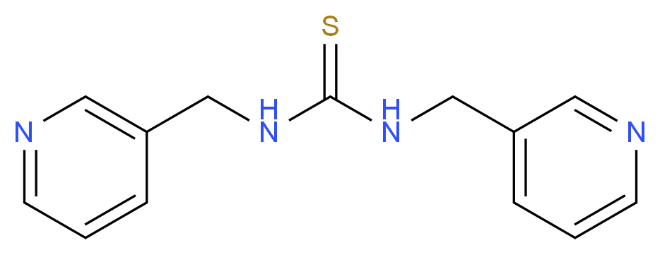 1,3-bis(pyridin-3-ylmethyl)thiourea_分子结构_CAS_6965-01-1)